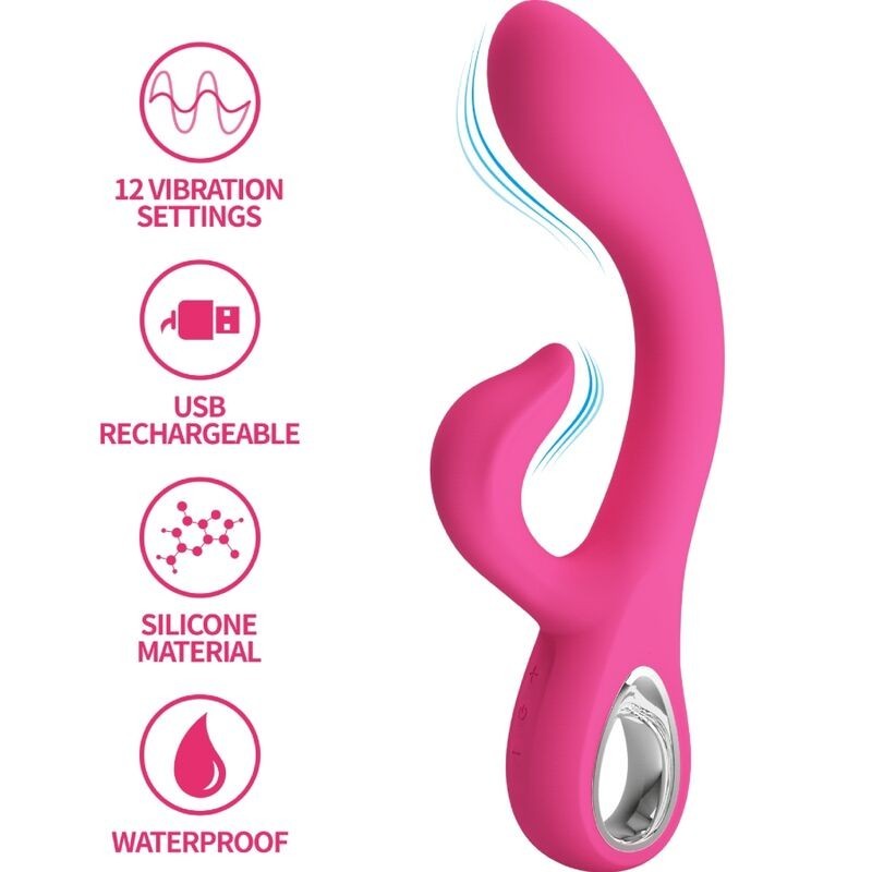 Fritz Rabbit Vibrator 12 Vibrationer Rosa