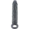Dark Grey Realistic Skin Cock Sleeve
