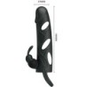 Siliconen Sleeve met Vibratie 14 Cm 2.0