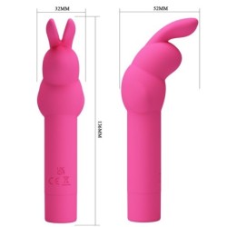 Gerardo Silikone Kanin Vibrator Fuschia