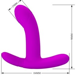 Geri Masajeador Clitoris Control Remoto Rosa