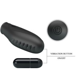 Gilo Vibrador De Dit Silicona Negre