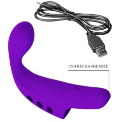 Gorgon Uppladdningsbar Fingervibrator Lila