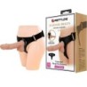 Harness Briefs Arnês Universal Com Dildo Jerry 21.8 Cm Natural
