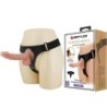 Harness Briefs Arnês Universal Com Dildo Kevin 19 Cm Natural