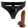 Harness Briefs Imbracatura Universale Con Dildo Micheal 20 Cm Nero