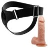 Harness Briefs Arnês Universal Com Dildo Tom 20 Cm Natural