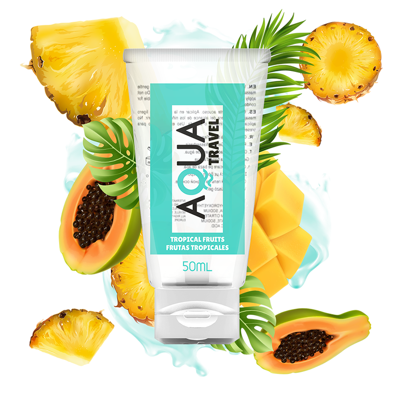 Lubrificante a Base d'Acqua al Gusto di Frutta Tropicale - 50 Ml
