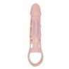 Harrison Capa Extensora de Pénis Com Vibração E Strap 13.5 Cm