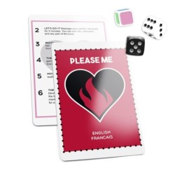 Please Me Play Kaarten + 3 Dobbelstenen