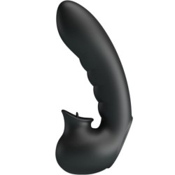 Hobgoblin Vibrerende Finger Sleeve 12 Vibrationer + Clitoris Stimulator Sort
