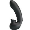 Hobgoblin Vibrerende Finger Sleeve 12 Vibrationer + Clitoris Stimulator Sort