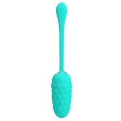 Aqua Green Rechargeable Textured Marine Egg Vibrator