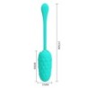 Oeuf Vibrant Avec Texture Marine Rechargeable Vert d'Eau