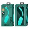 Huevo Vibrador Con Textura Marina Recargable Verde Agua