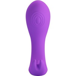 Idabelle Vibration & Pulsation Télécommande Violet