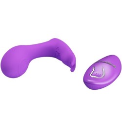 Idabelle Vibration & Pulsation Télécommande Violet