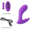 Idabelle Vibration & Pulsation Télécommande Violet