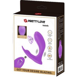 Idabelle Vibration & Pulsation Télécommande Violet
