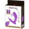 Idabelle Vibration & Pulsation Télécommande Violet