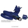 Jamele Anel Duplo Com Vibração & Estimulador Borboleta Azul