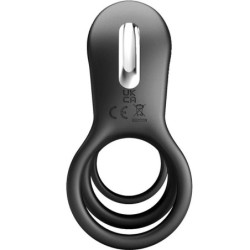 Jammy Penis Sleeve 12 Vibraties Met Oplaadbare Tong van Siliconen