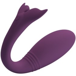 Jayleen Vibrátor App Diaľkové Ovládanie Fialová