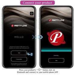 Jayleen Vibrátor App Diaľkové Ovládanie Fialová