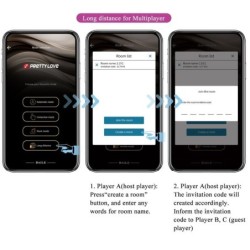 Jayleen Vibrátor App Diaľkové Ovládanie Fialová