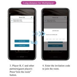 Jayleen Vibrátor App Diaľkové Ovládanie Fialová