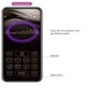 Jayleen Vibromasseur App Télécommande Violet