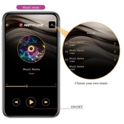 Jayleen Vibrátor App Diaľkové Ovládanie Fialová