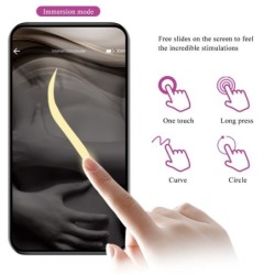 Jayleen Vibrátor App Diaľkové Ovládanie Fialová