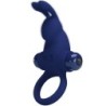 Jiro Anel Rabbit Com Vibração Azul