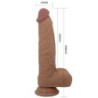 Jonathan Dildo Silikon 3 Vibrationer + 3 Insättningsmått Fjärrkontroll 21 Cm
