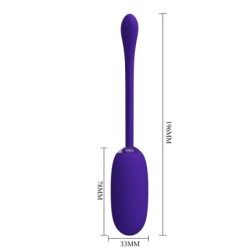 Julius Huevo Vibrador Impermeble & Recargable Lila