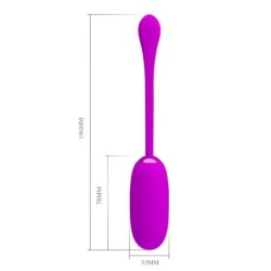 Julius Huevo Vibrador Impermeble & Recargable Morado