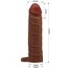 Kaile Husă Pentru Penis cu Extensie de 2.5 Cm Mulatru