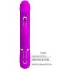 Kampas Vibrador Rabbit 3 Em 1 Multifunção Com Língua Fúcsia