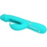 Kampas Vibromasseur Rabbit 3 En 1 Multifonction Avec Langue Verte Eau