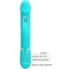 Kampas Vibromasseur Rabbit 3 En 1 Multifonction Avec Langue Verte Eau