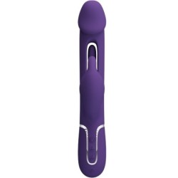 Kampas Vibromasseur Rabbit 3 En 1 Multifonction Avec Langue Violette