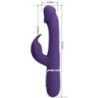 Kampas Vibrador Rabbit 3 Em 1 Multifunção Com Língua Violeta