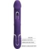 Kampas Vibrador Rabbit 3 Em 1 Multifunção Com Língua Violeta