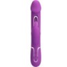 Kampas Daudzfunkciju 3-in-1 Trusis Vibrators Violetā Krāsā