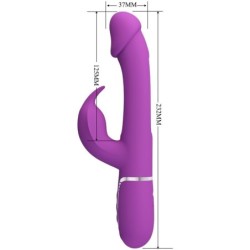 Kampas Vibraattori Rabbit Monitoimilaite 3 In 1 Violetti
