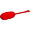 Kirk Huevo Vibrador Recargable Rojo