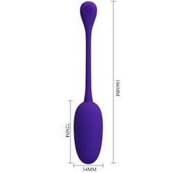 Knucker Huevo Vibrador Recargable Lila