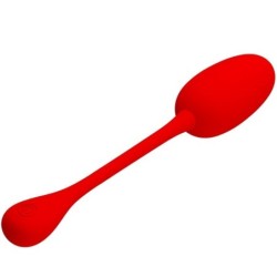 Knucker Vibrator-Ei Wiederaufladbar Rot