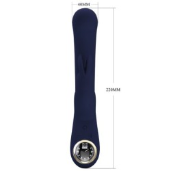 Lamar Vibrador Rabbit & Punt G Blau